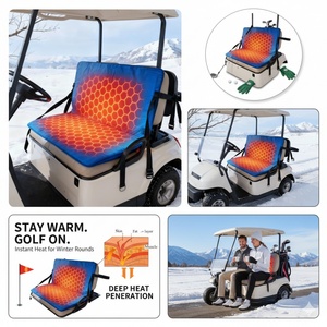Juego de Calefactores Infrarrojos para Carrito de Golf, Personalizables, de Grafeno, Impermeables, con Protección Contra Sobrecalentamiento, Instalación Independiente, Fundas con Calefacción para Asientos - Product Image 2