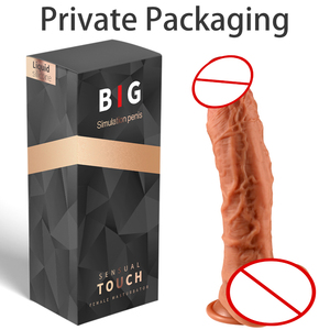 Compra al por mayor: Dildos de silicona seguros para el cuerpo, pene artificial gigante de 6 pulgadas con textura de piel, dildo sexual con MOQ bajo, juguete sexual para adultos, caja de juguetes sexuales para hombre, set completo. - Product Image 6