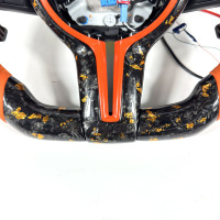 Volant en fibre de carbone forgé LED pour BMW F10 F11 F15 F18 F20 F23 F25 F30 F32 F35 F40 F80 E84 E87 E90 E92 E93