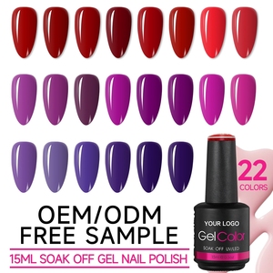 เจลสีทาเล็บยอดนิยมขนาด 15 มล. สำหรับใช้ทุกวัน สีสันสดใส ป้องกันการหลุดลอก  ขั้นต่ำในการสั่งซื้อน้อย  ออกแบบบรรจุภัณฑ์ได้ตามต้องการ บริการครบวงจร เจลยูวีสำหรับทาเล็บ - Product Image 1