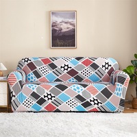 Housses de canapé modernes à motifs géométriques élastiques et imprimés Housse de confort pour canapé sectionnel à siège unique dans le salon