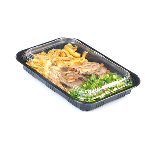 Dùng Một Lần Vỉ Thực Phẩm Rõ Ràng Thịt Container Trái Cây Khay Với Nắp Nhựa Bữa Ăn Chấp Nhận - Product Image 3