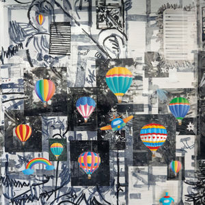 Cartone animato carino impermeabile PVC adesivo da parete palloncini rimovibili bambino vivaio decalcomanie per la decorazione della casa dei bambini - Product Image 3