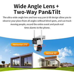 CS621DR doppia lente 5X Zoom digitale 6mp 9mp Wifi Full Color esterno di sicurezza Ip telecamera di rete di rilevamento automatico del movimento telecamera solare - Product Image 5