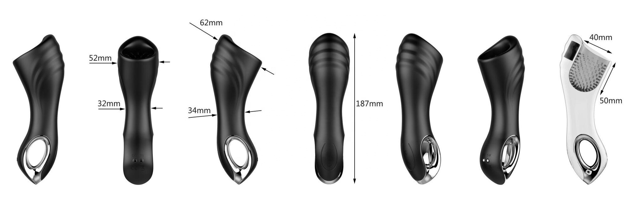 Powerful Male Vibrator Glans Massager - 10 Speed USB Rechargeable Sex Toy  for Men, Waterproof Penis Delay Trainer