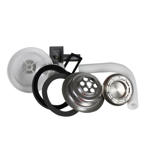 <span class=keywords><strong>TALEA</strong></span> 3 1/2 "panier d'évier de cuisine passoire; Évier de cuisine 3.5" panier passoire déchets avec débordement; Bouchon de vidange d'évier de cuisine - Product Image 4