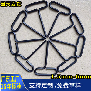 Llave hexagonal interna tipo T, métrica, de acero 45, grado industrial, con mandíbula lisa, llave hexagonal extendida tipo T para reparación mecánica - Product Image 5