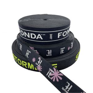 Fashionable Jacquard <b>Elastic</b> Band Polyester Spandex <b>Elastic</b> Webbing Tape for Garment Waistband Accessories - Product Image 5