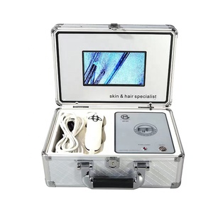 เครื่องวิเคราะห์เส้นผมและผิวหน้า 3-in-1 พร้อมการทดสอบหนังศีรษะอัจฉริยะสำหรับใบหน้าและร่างกาย รองรับปลั๊ก EU/US/IT - Product Image 6