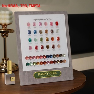 Esmalte de Uñas de Gel de Alta Calidad Sin HEMA, Esmalte de Uñas Efecto Ojo de Gato, Set Adhesivo de 24 Colores, Tablero de Exhibición, Personalizado de Fábrica, Venta al Por Mayor - Product Image 1