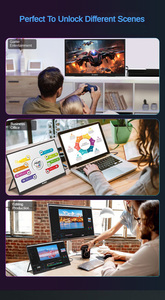 Giao hàng 7 ngày 18.5 inch giải mã đơn Wifi + màn hình không dây chiếu LED màn hình di động - Product Image 6