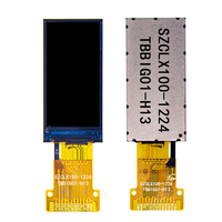 1,0-Zoll-TFT-HD-LCD-Bildschirm mit einer Auflösung von 120 x 240 IPS, 13-poliger, gelöteter SPI-Treiber-IC ST77912.