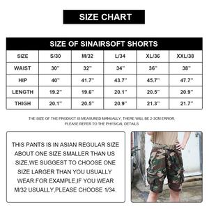 Sinairsoft Custom High Quality Waterproof <b>Camouflage</b> Cargo <b>Shorts</b> for <b>Men</b> Tactical Combat Work <b>Shorts</b> with Pockets for Hunting - Product Image 4