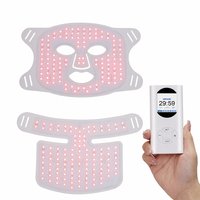 Thérapie par lumière LED pour le visage 3 en 1, puce LED 630nm 415nm 830nm, thérapie par lumière rouge infrarouge LED