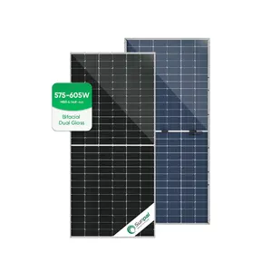 Sunpal Monocrystalline Silicon Photovoltaic Panel 550W 575W 580W 600W New Gen Bifacial Power Solar Panels Dealers Eu Warehouse