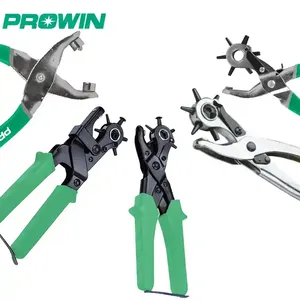 PROWIN <span class=keywords><strong>perforateur</strong></span> de <span class=keywords><strong>ceinture</strong></span> en cuir de haute qualité avec outil de taille de 6 trous <span class=keywords><strong>pour</strong></span> <span class=keywords><strong>perforateur</strong></span> de trou à main de <span class=keywords><strong>ceinture</strong></span> en cuir rotatif - Product Image 1