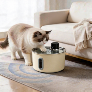 Fontaine à eau sans fil en acier inoxydable pour animaux de compagnie avec capteur radar intelligent et détection d'eau sale pour chats et <span class=keywords><strong>chiens</strong></span> - Product Image 4