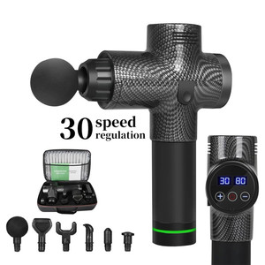 Pistolet de massage électrique LCD pour soulagement de la douleur, amincissement, relaxation, massage des tissus profonds, pistolet de massage musculaire, pistolet de massage fascia - Product Image 4