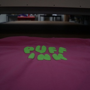 T-shirt en coton 100% imprimé en relief, manches courtes, pour couple, été, personnalisable, vente en gros - Product Image 4