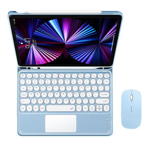 Cover e Custodie per Tablet da Ufficio Portatile con Tastiera Wireless e Touchpad per <span class=keywords><strong>iPad</strong></span> 9a e 10a Generazione da 10,9 Pollici 2022 - Product Image 6