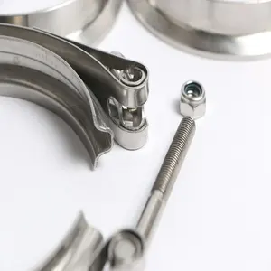 SS Klem Pipa Knalpot Flens Pria Wanita, Klem Pipa Knalpot Flens 304 <span class=keywords><strong>V</strong></span> (Hanya Penjepit) - Product Image 5