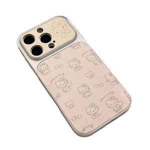 Adorabile <span class=keywords><strong>Cover</strong></span> Opaca <span class=keywords><strong>Hello</strong></span> <span class=keywords><strong>Kitty</strong></span> in PU Antiurto per <span class=keywords><strong>iPhone</strong></span> 17/16/15 Pro Max e 14 Plus 13 Pro Max - Product Image 5