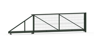 <span class=keywords><strong>Portails</strong></span> <span class=keywords><strong>coulissants</strong></span> en treillis métallique soudé 3D avec cadre en acier traité thermiquement, revêtement <span class=keywords><strong>PVC</strong></span> galvanisé, certifiés ISO9001/CE pour murs de sécurité - Product Image 4