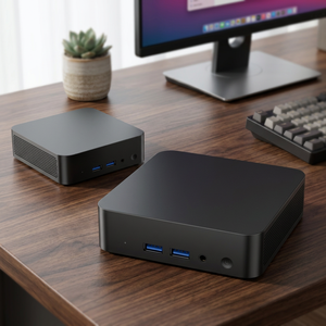 New Nuc Intel N150 Mini PC 2HD 2Type-C 4K High-Definition Output <b>US</b>/EU/AU/JP/<b>UK</b> <b>Plug</b> Win11 Smart Fan Cooling Micro Computer Port - Product Image 1