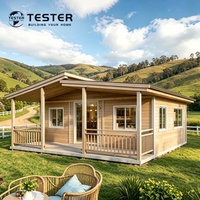 Maison préfabriquée américaine extensible à 2 chambres, type « Granny Flat », conteneur portable de 20 pieds ou 40 pieds, maison mobile préfabriquée, Casa