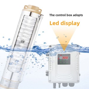 Bomba de agua solar fotovoltaica 24V48V72V, bomba de pozo profundo doméstico de riego de alta elevación, bomba sumergible de CC sin escobillas - Product Image 4