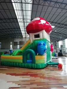 บ้านลมรูปเห็ด วัสดุ PVC เป็นมิตรกับสิ่งแวดล้อม รับน้ำหนักได้ 800 กก. รองรับ 12 คน สำหรับใช้งานเชิงพาณิชย์กลางแจ้ง - Product Image 5