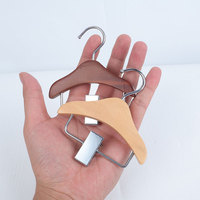 Mini-cintres mignons en bois massif, style moderne, minimaliste et rétro, pour enfants et animaux de compagnie, pour présentation de vêtements