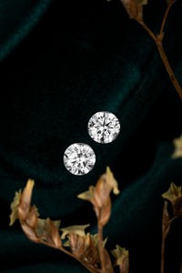 Boucles d'oreilles simples en or PT950 avec diamants de laboratoire, prix de gros, bijoux fins CaiMao, anniversaire, fiançailles - Product Image 2