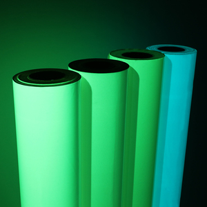 Tự dính phát sáng trong bóng tối vinyl phim Nhà Máy Giá khẩn cấp lối ra dấu hiệu Acrylic chất liệu photoluminescent Glow Dark phim - Product Image 2