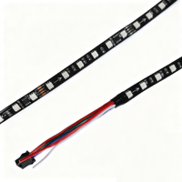 Bandes lumineuses LED numériques RGB en cuivre 24VDC avec commande vocale et puces IC Epistar (connectivité USB)