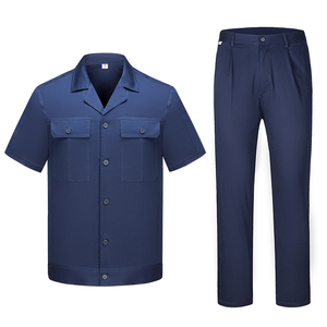 Iş elbisesi ceket erkekler kısa kollu güvenlik inşaat ekibi erkekler çalışma üniforması iş giysisi ceketler yaz çalışma-genel - Product Image 6