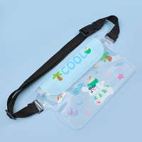 Pochette de téléphone étanche unisexe sportive en PVC pour natation, plongée, plage, avec écran tactile