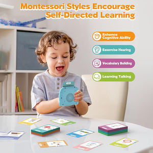 510 jouets d'orthophonie sensorielle autisme jouet d'apprentissage Montessori pour les tout-petits cartes Flash parlantes pour les tout-petits avec 510 mot de vue - Product Image 2