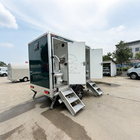 Toilettes doubles de luxe chinoises MIGOAT, remorque sanitaire portable, salle de bain mobile pour événements extérieurs, chantiers de construction, camping, parcs