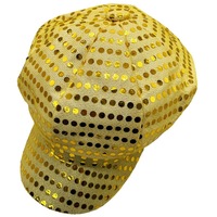 Chapeau à paillettes pour femmes, casquette scintillante