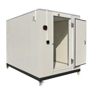 -18'C Enfriador Walk-In 3x2X2M Sala de almacenamiento en frío con panel de PU de <span class=keywords><strong>10</strong></span> cm 1 FASE 220V 50HZ Blaster Freezer para carne y mariscos - Product Image 6