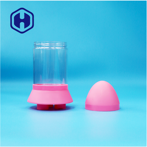 Pots et conteneurs à bonbons en plastique PET transparents en forme <span class=keywords><strong>de</strong></span> fusée uniques pour grand magasin <span class=keywords><strong>de</strong></span> détail - Product Image 3