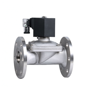 Válvula Solenoide de Pedido Urgente COVNA 2W-F de 1 Pulgada, Normalmente Cerrada, de Acero Inoxidable con Brida - Product Image 4