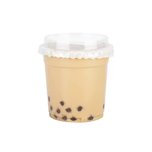 Gobelets en plastique personnalisés 16 oz jetables pour café glacé, bubble tea, boba, thé glacé au citron, avec couvercles – Vasos Plástico - Product Image 4