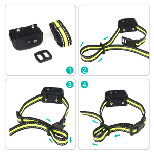 Collier d'entraînement intelligent pour animaux de compagnie, étanche, avec choc électrique et vibration, télécommande pour chiens, dispositif d'entraînement intelligent pour grands chiens - Product Image 1