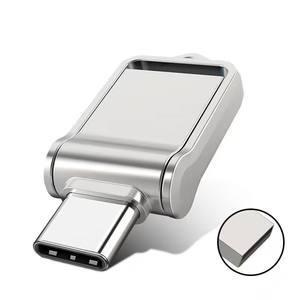 Nouveau pivotant métal <span class=keywords><strong>Mini</strong></span> 2 en 1 type-c <span class=keywords><strong>USB</strong></span> 2.0/3.0 téléphone portable clé <span class=keywords><strong>USB</strong></span> Type c double usage métal cadeau d'affaires 1 to/2 to U disque - Product Image 6