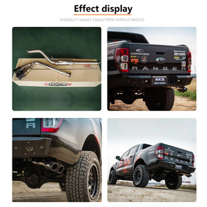 Hệ thống ống xả hiệu suất cao HKS dành cho <span class=keywords><strong>Ford</strong></span> <span class=keywords><strong>Ranger</strong></span> T6 T7 T8, kiểu Cat-back, chất liệu sợi carbon, ống xả kép với ống xả phụ - Product Image 6