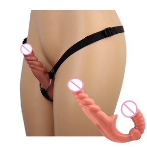Vibrador de Doble Cabeza CITYFUN con 3 Motores, Vibrador con Correa, Dildo Realista, Varita de Masaje, Juguetes Sexuales para Mujeres, Masturbación - Product Image 1