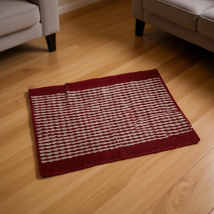 MNJ Two Tone Striped Rug Small Size Indoor Floor Mat - Product Image 3