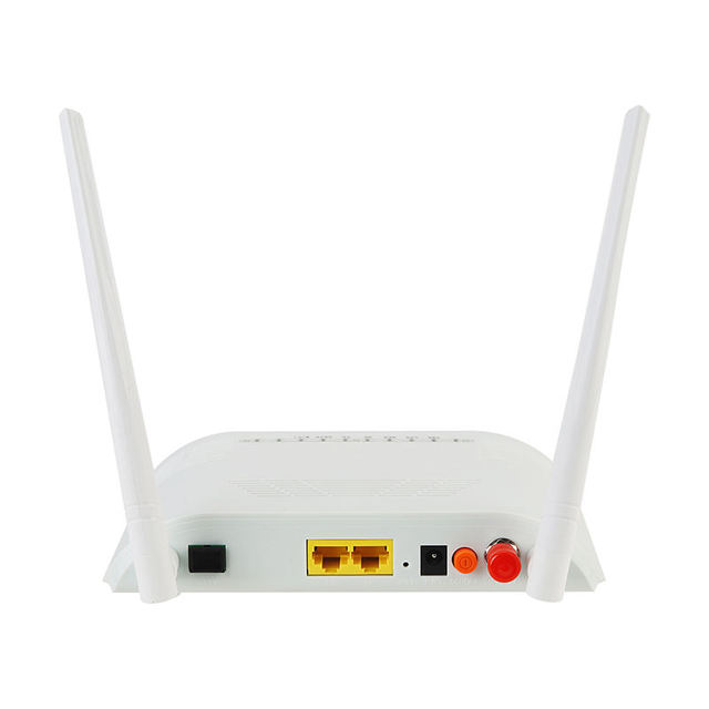 Hanxin Xpon 1GE+WiFi Gepon Optical Network Unit FTTH Single Gigabit Port Modem ONU with 300Mbps Wi-Fi